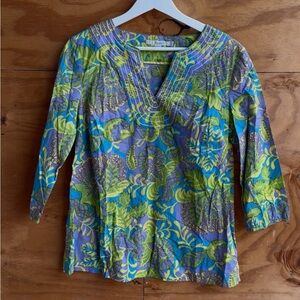 Boden Paisley Top Embroidered